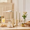Pickood 10-Inch Tall Dripless Taper Candles Set of 4 -