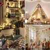 suddus String Lights for Bedroom, 66ft 200 Led Connectable Globe