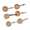 Samara Nautical Lot Of 6 Cabinet Knot Rope Knob/Jute Door