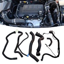 AUCERAMIC 6 PCS Engine Radiator Coolant & Heater Hose, PCV Pipe, Coolant Inlet & Outlet Pipe Set Fit 2011-2016 for Chevy Cruze 1.4L Replace 13251447 13251435 13291779 94543097 25193343 55596898