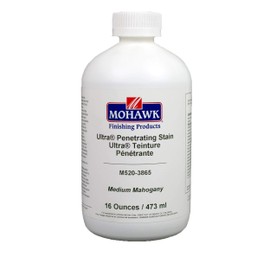 Mohawk Ultra Penetrating Stain, Medium Mahogany, 16 Ounces