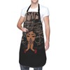 Maynofu Black Girl Waterproof Chef Apron for Women with Pockets
