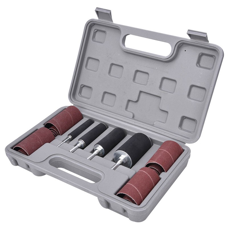 Sanding Drum Sleeve Kit Metal Wood Polishing Tool Woodworking Abrasive