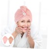 Ipetboom Hair Drying Caps 2 Pack Microfibre Hair Towel Wrap