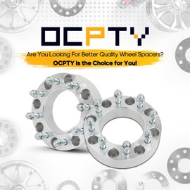 OCPTY 8x180 to 8x170 Wheel Adapters for Sierra 2500 HD for Sierra 3500 HD for Silverado 2500 2 inch 14x1.5 Studs 126mm Hub Bore Forged Hub Centric Wheel Adapters 8 lug 2PCS