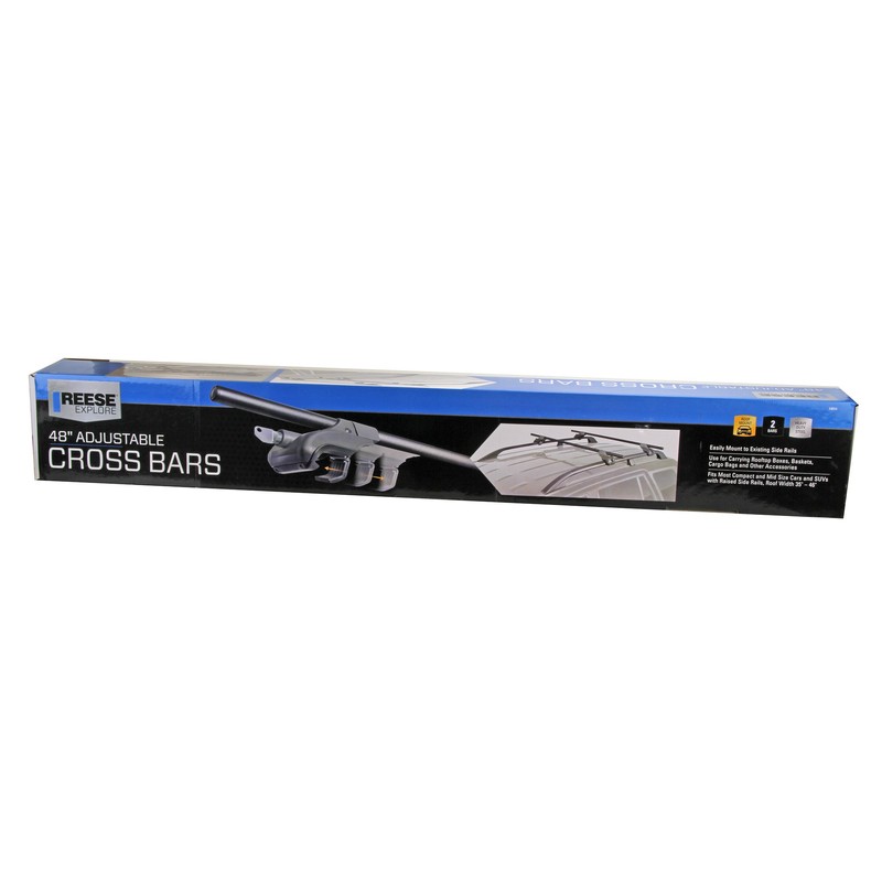 Reese Explore 1391400 48" Adjustable Cross Bar, Silver