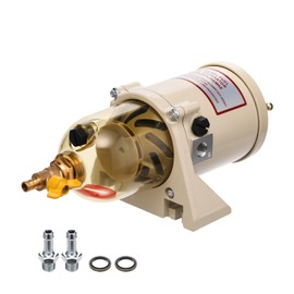 500FG Diesel Fuel Water Separator Filter Universal Fit Compatible with Marine Vessels, Trucks & Heavy Equipment Replaces 500FH