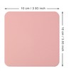 Mini Skater 3pcs Bar Coasters 10x10x0.2CM Square Silicone Coasters for