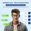 Amwentu Smart Glasses, Bluetooth Glasses for Men Women, Built-in Mic