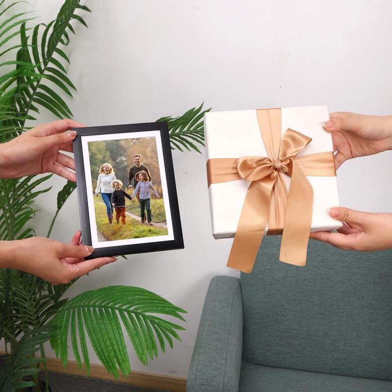 Fixwal 5x7 Picture Frame Set of 12 with Shatter Resistant