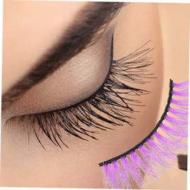 Ipetboom 5pairs Long Curly Individual False Eyelashes Lightweight Makeup Lash Extensions