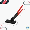 KOTARBAU® Sheet Metal Pliers 100 mm Straight 0º Forged Folding