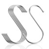 PHINGEER 5 Pack Heavy Duty S Hooks, 12cm S Shaped