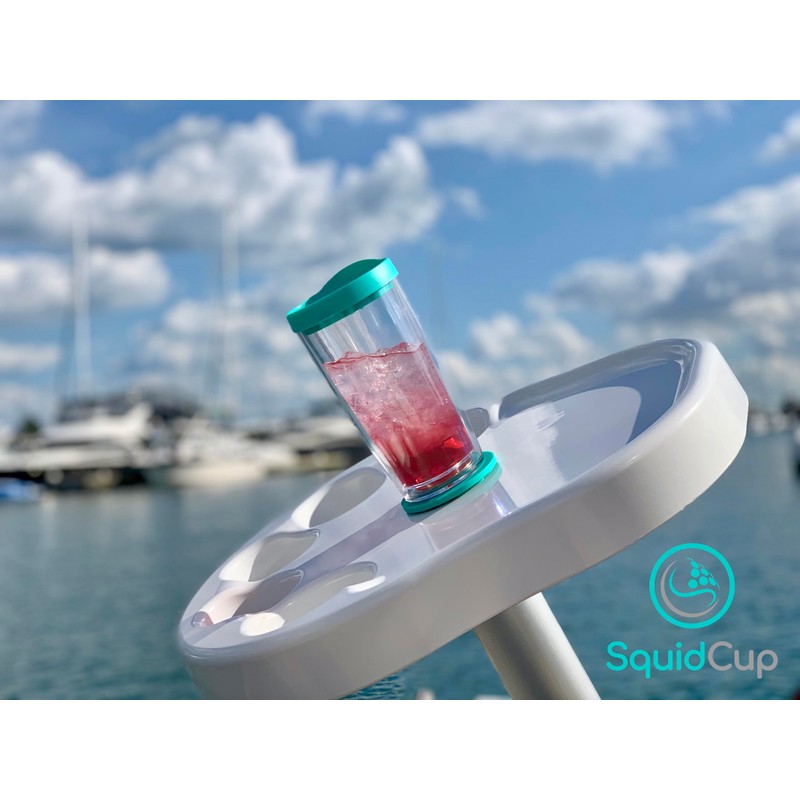 SquidCup - Non Tip Boat Cup Holder & Tumbler System,