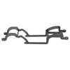 Carbon Fiber Chassis Kit LCG Frame Girder for TRX4M Defender