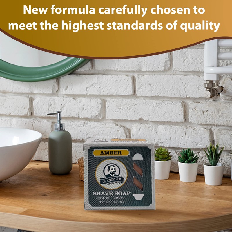 COL CONK AMBER SUPER BAR SHAVE SOAP
