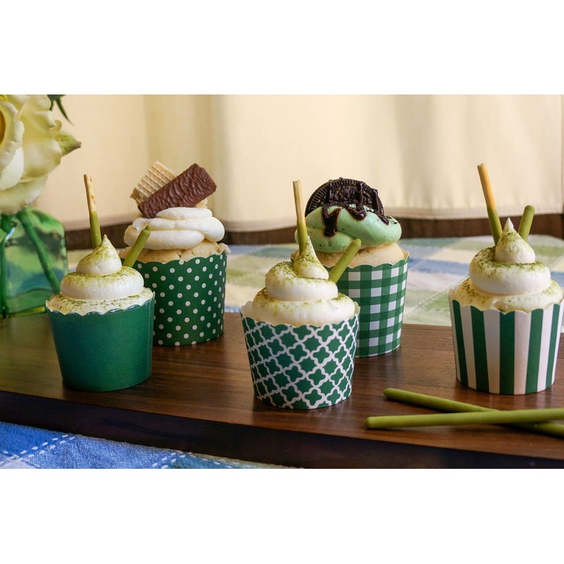 BAKE-IN-CUP 50-Pack Paper Baking Cups, Greaseproof Disposable Cupcake Muffin Liners