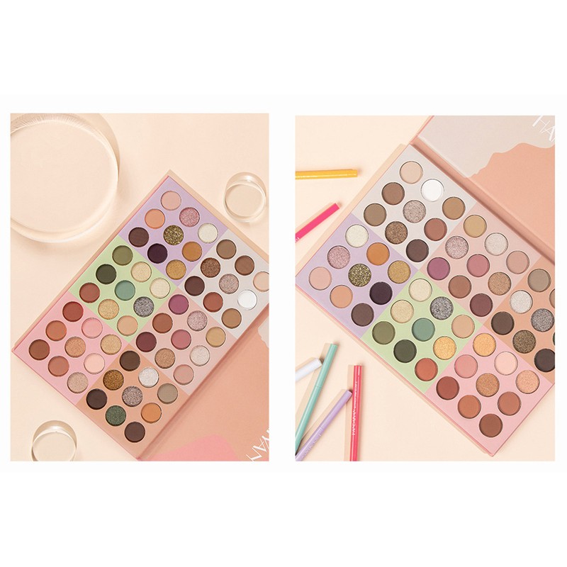 54 Colors Matte Eye Shadow Palette Shine Nude Make up