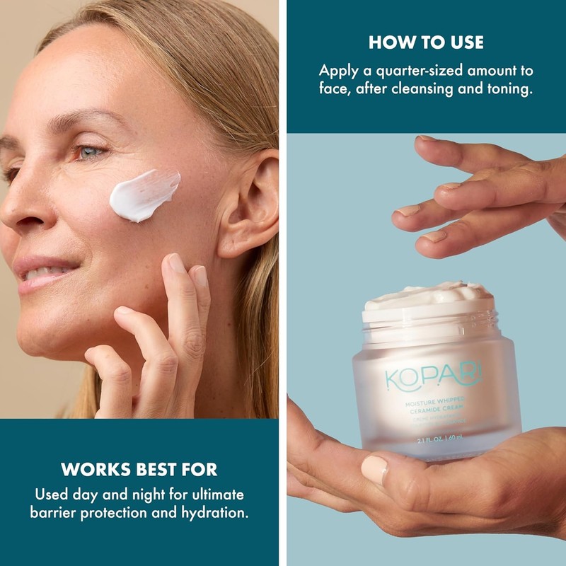 Kopari Moisture Whipping Ceramide Cream |Supply & Restore Vegan Maintenance