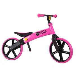 Yvolution Y Velo Senior Balance Bike Trainging Bicycle 12" No Pedal Push Bicycle for Kids Ages 3-5 Years Old (Pink)