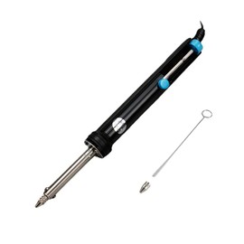 Electric Vacuum Desoldering Iron, Automatic Handheld Repair Solder Sucker Pump Tool with 2 Pcs Suction Tips and Cleaning Pin