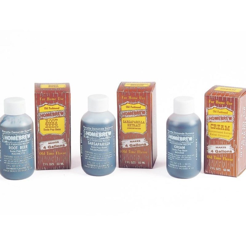 Rainbow Flavors Homebrew Soda Pop, Cola Flavored Concentrated Extract Make