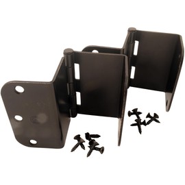 Stone Harbor Hardware Swing Clear Offset Hinge, 3-1/2 Inches, 5/8" Radius Corner, Fits Doors 1-3/8" to 1-3/4" Thick, 2-Pack, Vintage Bronze