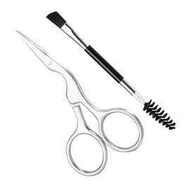 2pcs Eyebrow Grooming Set with Scissors and Comb for Women Precision Trimming Tools for Eyebrows and Nose Hair Durable and Easy to Grip Beauty Essentials