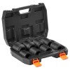 Large 3/4\" Drive 6-Point 8-Piece Metric Spindle Nut Socket Set