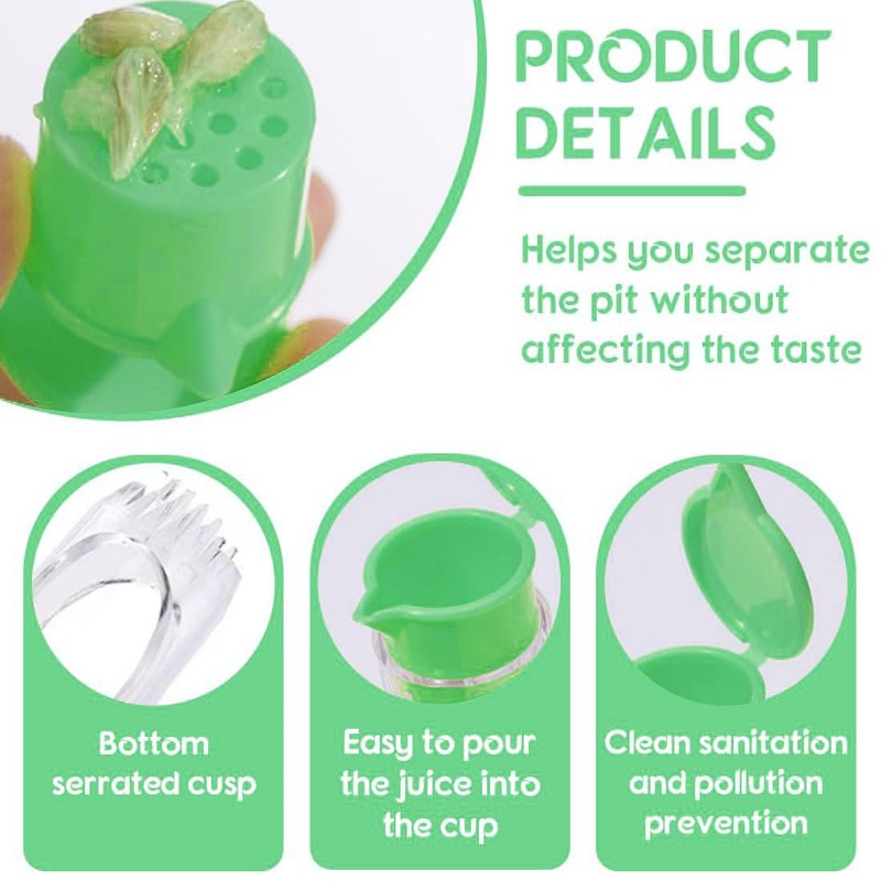 Anseom Pack of 3 Lemon Squeezer, Manual Mini Lemon Squeezer,