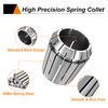 sourcing map Spring Collet Chuck ER40 30mm 65Mn Spring Steel