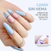 CANNI- Esmalte de uñas en gel azul claro, 1 pieza