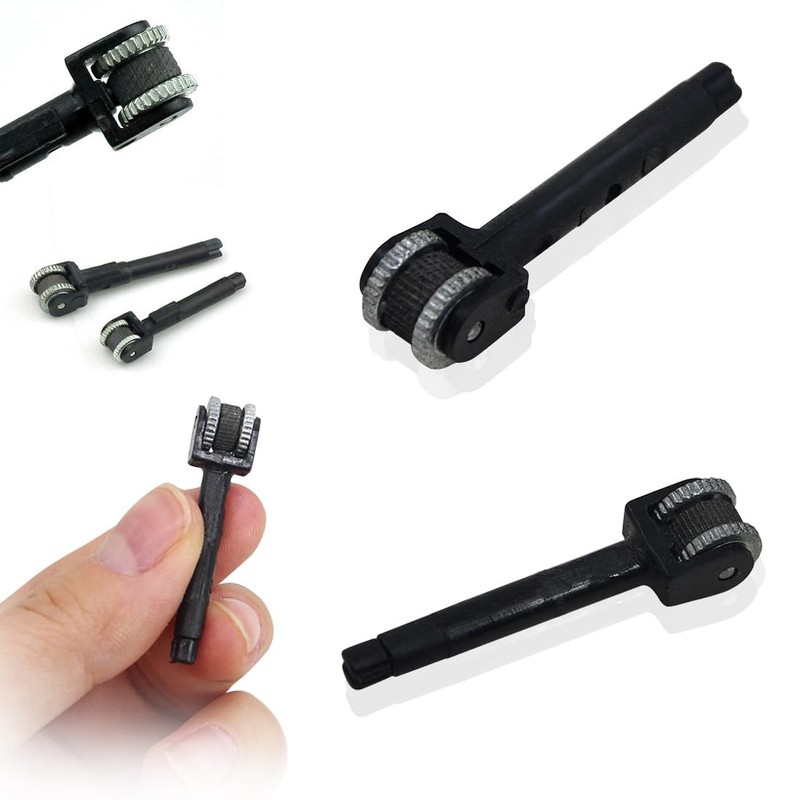 SquEqu 4 Pack Flint Wheel Replacement Barrel Friction Spark Striker