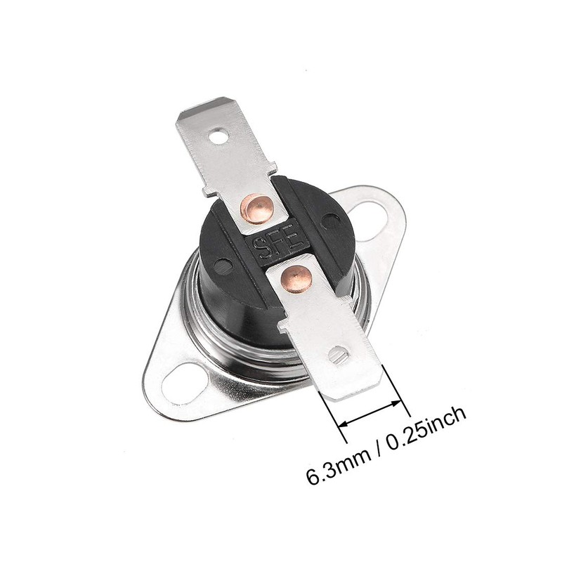 sourcing map 10pcs NC KSD301 Thermostat 60-150°C(140-302°F) Temperature Thermal Control