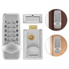 Mechanical Combination Lock, Zinc Alloy Mechanical Code Lock Keypad Door
