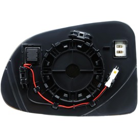 EAP Passenger Side Mirror Glass Compatible with Hyundai Santa Fe 2019-2020, Heated with Blind Spot 87621S2060