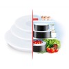 Tefal L9019222 Ingenio Plastic Lids (Set of 3) - White,