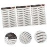 IWOWHERO 6sheets Eyebrow Extension Fake Eyebrows Hair-like Stickers Temporary No