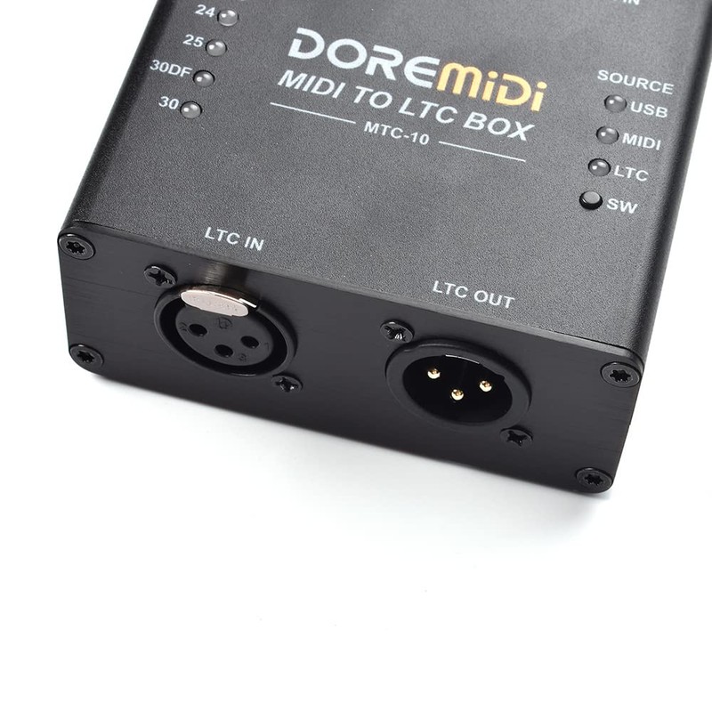 DOREMiDi MIDI To LTC Box Is MIDI Time Code and