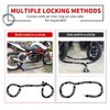 AKM Motorcycle Lock 8.2ft/250cmx10mm Thick Anti-Theft Heavy Duty Chain Locks
