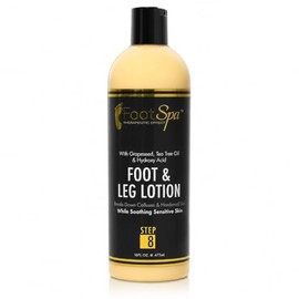 Foot SPA Loción de masaje – Fórmula de menta y eucalipto activada por calor para un alivio muscular profundo | Pedicura y tratamiento corporal | Sin c