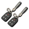 TANDRIVE 2PCS Silicone Key Fob Cover for 2023-2019 Chevy Silverado