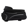 Bike Phone Mount Bag Large Capacity Waterproof Carbon Pattern PU