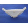 Berta (20 Pieces) 90 Degree Cabinet Triangle Bracket, Plastic White