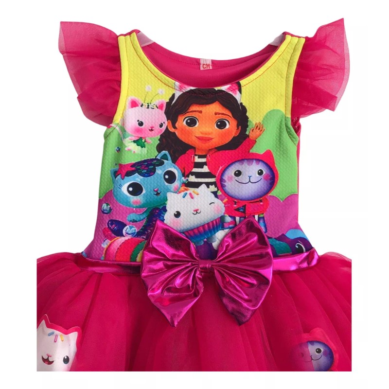 Tuybb Disfraz Vestido Casa De Gaby Gabby Dollhouse Bebe Niña