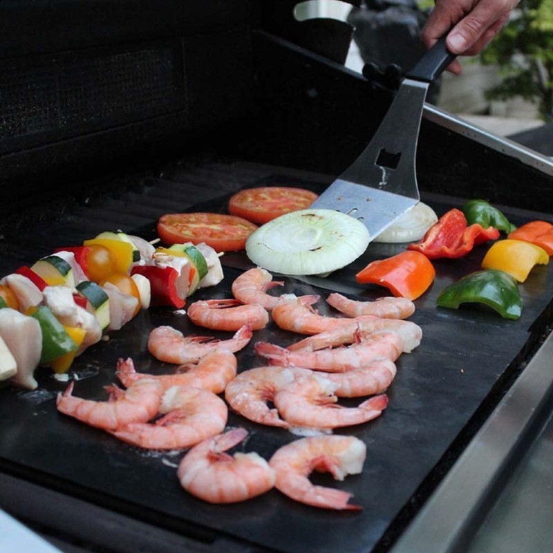 Hyfive Non Stick BBQ Grill Mat Pack of 2 Barbecue