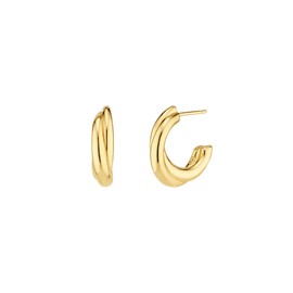 [Exclusive] Gold & Deer 14K Goldfield DeMuir Bold Hoop Ring Earrings Yellow Gold / [단독] 골드앤디어 14K 골드필드 드뮤어 볼드 후프 링 귀걸이 옐로우골드
