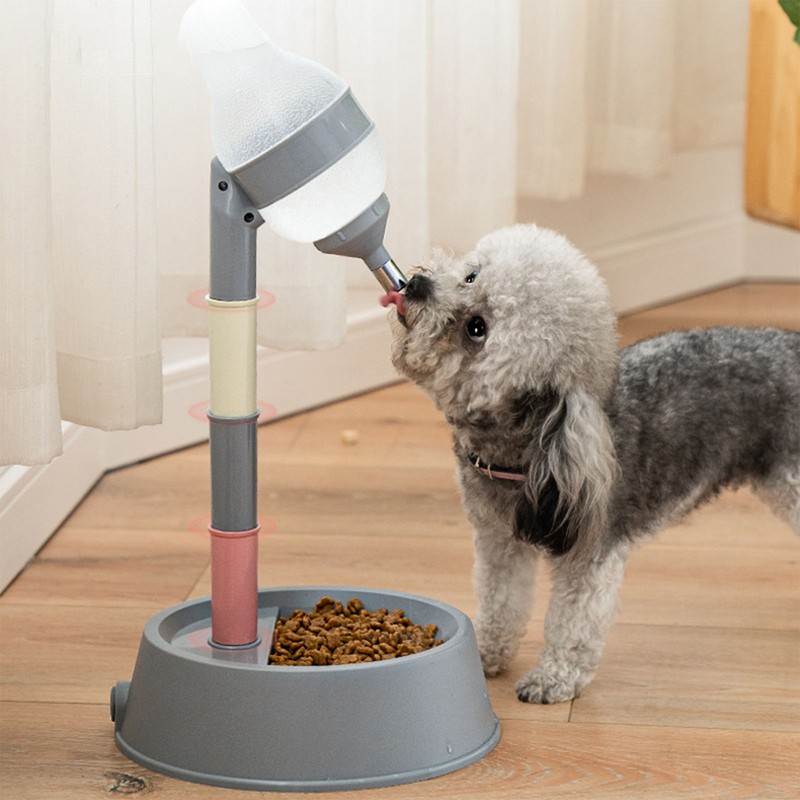 Standing Cat Water Dispenser Multipurpose Adjustable Height Automatic Dog Water