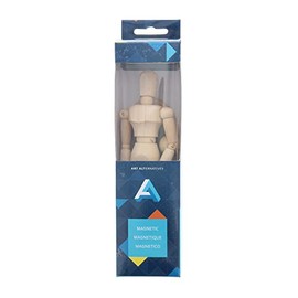 Art Alternatives Magnetic Manikin, 8", Brown