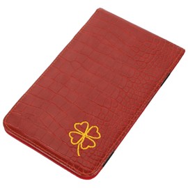 Totority Portable Golf Scorecard Holder Durable Pu Leather Scoring Book Cover for Standard Scorecards Protection Stylish Design Golf Lovers